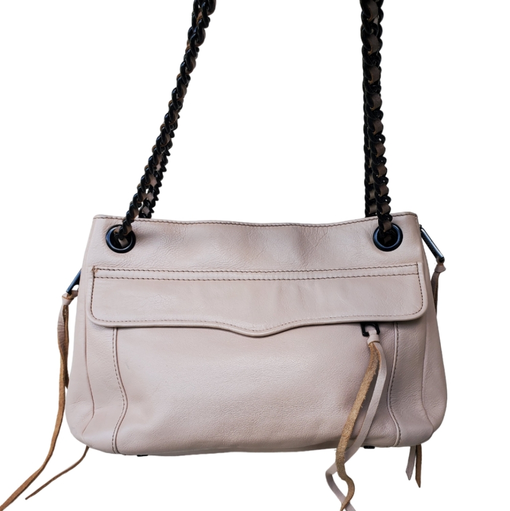 REBECCA MINKOFF blush pink shoulder bag